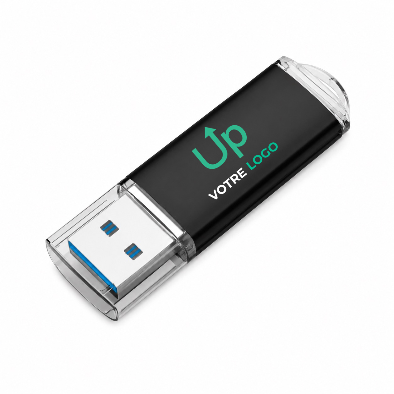 Clé USB avec capuchon transparent | USB-001
